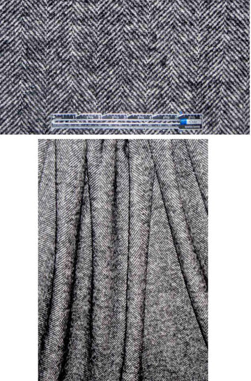 Tahari tweedy alpaca blend herringbone coating 2.25 yd