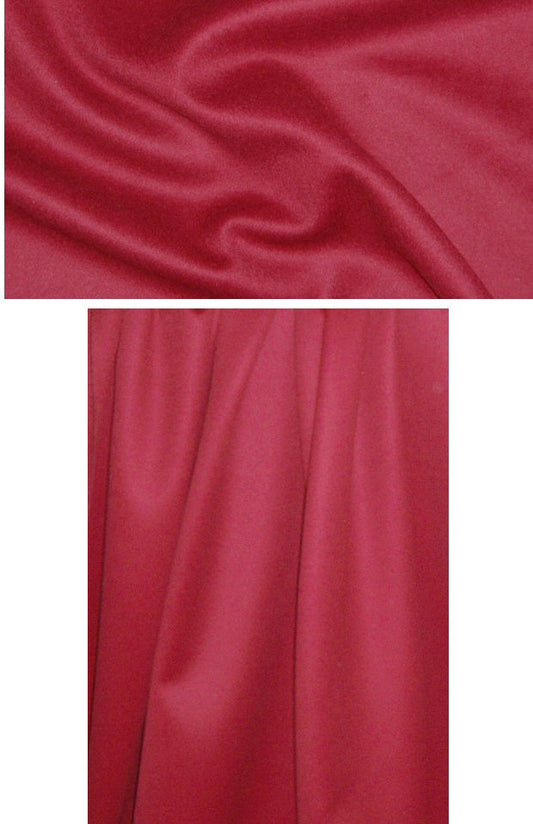 Tahari wool doublecloth coating - claret