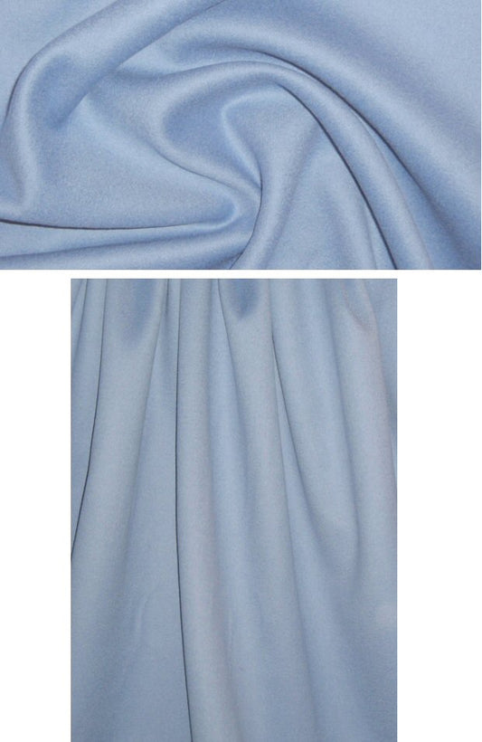 Italian wool/angora doublecloth coating - dusty peri