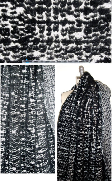 NY designer novelty 'fluff boucle' coating 1.625 yds