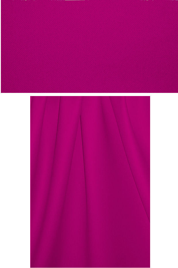 Italian wool twill coating - fuschia 2.5 yd