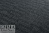 Italian all wool bar pattern textured coating - gunmetal 2 yd
