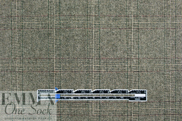 Italian all wool window plaid suiting - earth/brick 1.5 yds