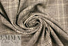 Italian wool/cashmere/silk glen plaid suiting - earthtones 2 yds
