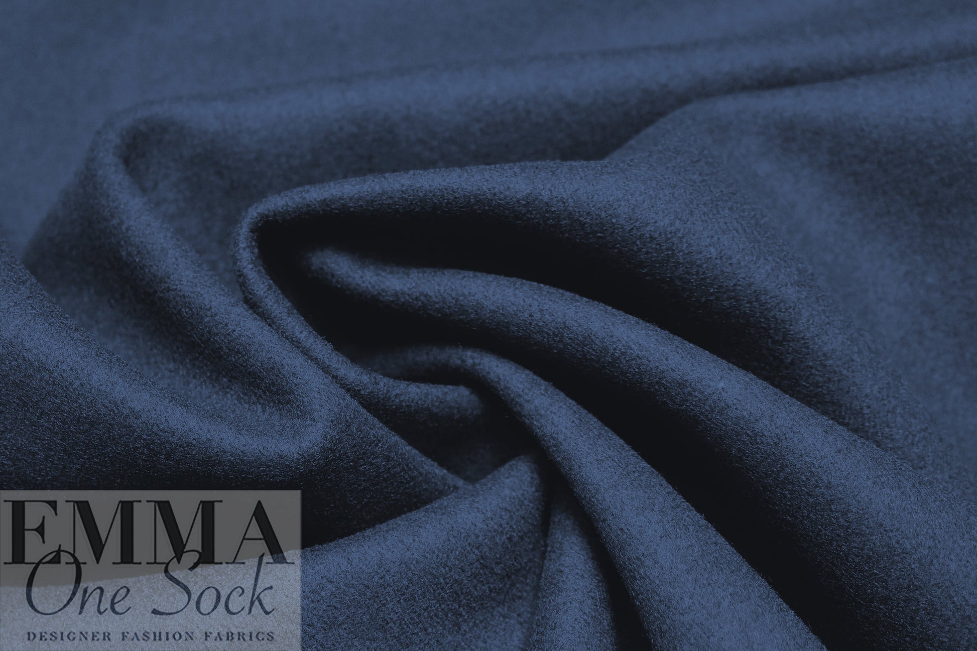 NY designer woven wool coating - sapphire 2.5 yd