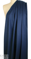 NY designer woven wool coating - sapphire 2.5 yd