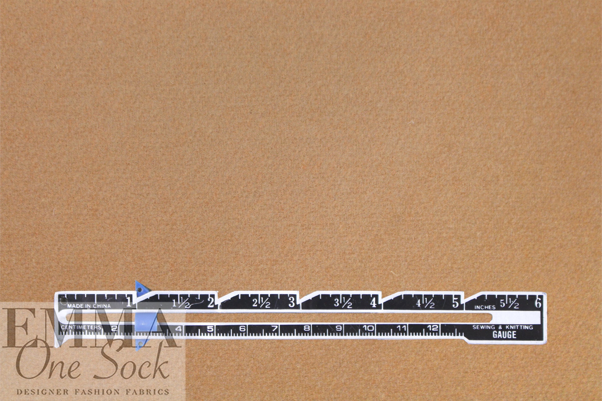 NY designer woven wool blend coating - camel 1.5 yd
