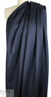 NY designer woven wool blend coating - midnight heather 2.5 yd