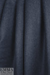 NY designer woven wool blend coating - midnight heather 2.5 yd