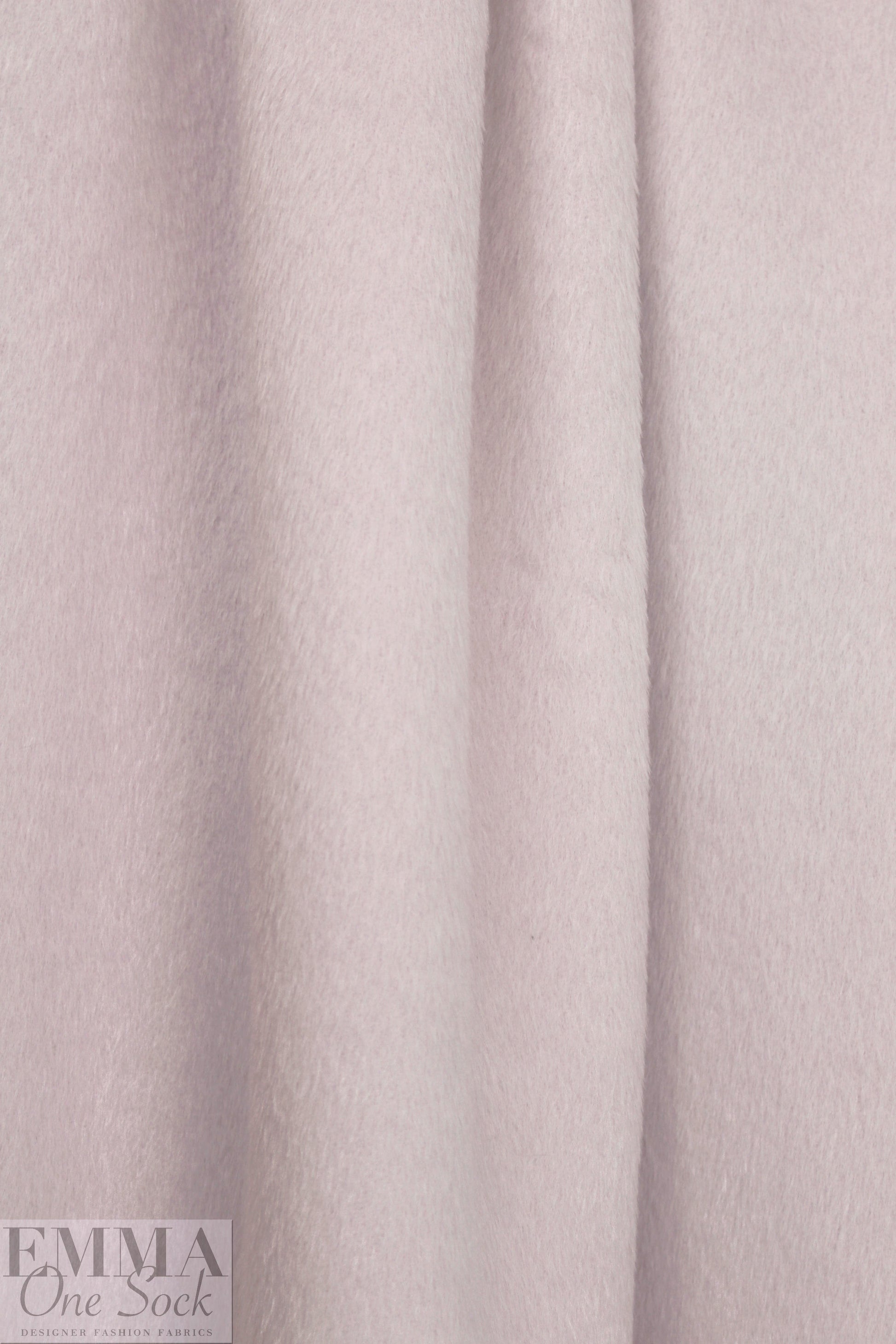 Barney's PL furry wool coating - palest pink
