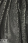 CA designer matted sculpted faux fur - ebony