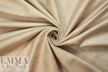 European linen/tencel/cotton blend woven - sand .75 yds