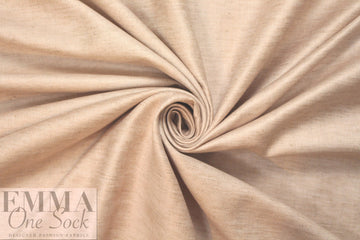 European linen/tencel/cotton blend woven - sand 2.625 yds