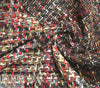 Tah@ri 'Chanel tweed' - brick/gray plaid
