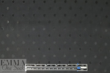 'Concerto' visc/acet lining - black dot 2.5 yd