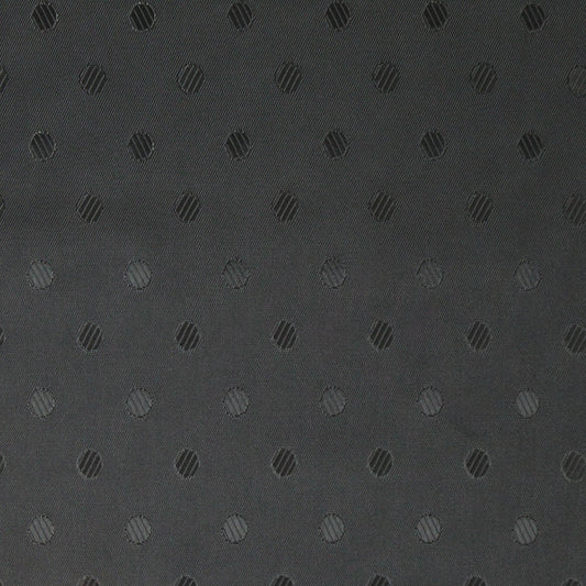 'concerto' jacquard dot lining - black dot