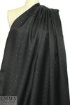 'Concerto' visc/acet lining - black dot 2.375 yd