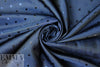 'Concerto' visc/acet lining - navy dot 1.25 yds
