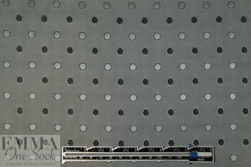 'Concerto' visc/acet lining - silver dot 1.5 yds