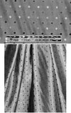 'Concerto' visc/acet lining - silver dot 2 yds