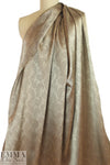 'Concerto' visc/acet lining - taupe paisley 2 yd