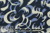 Italian brushstroke stretch corduroy - blue slate