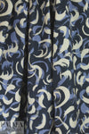 Italian brushstroke stretch corduroy - blue slate .875 yds