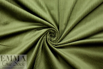 8-wale 'thick/thin' stretch corduroy - iguana