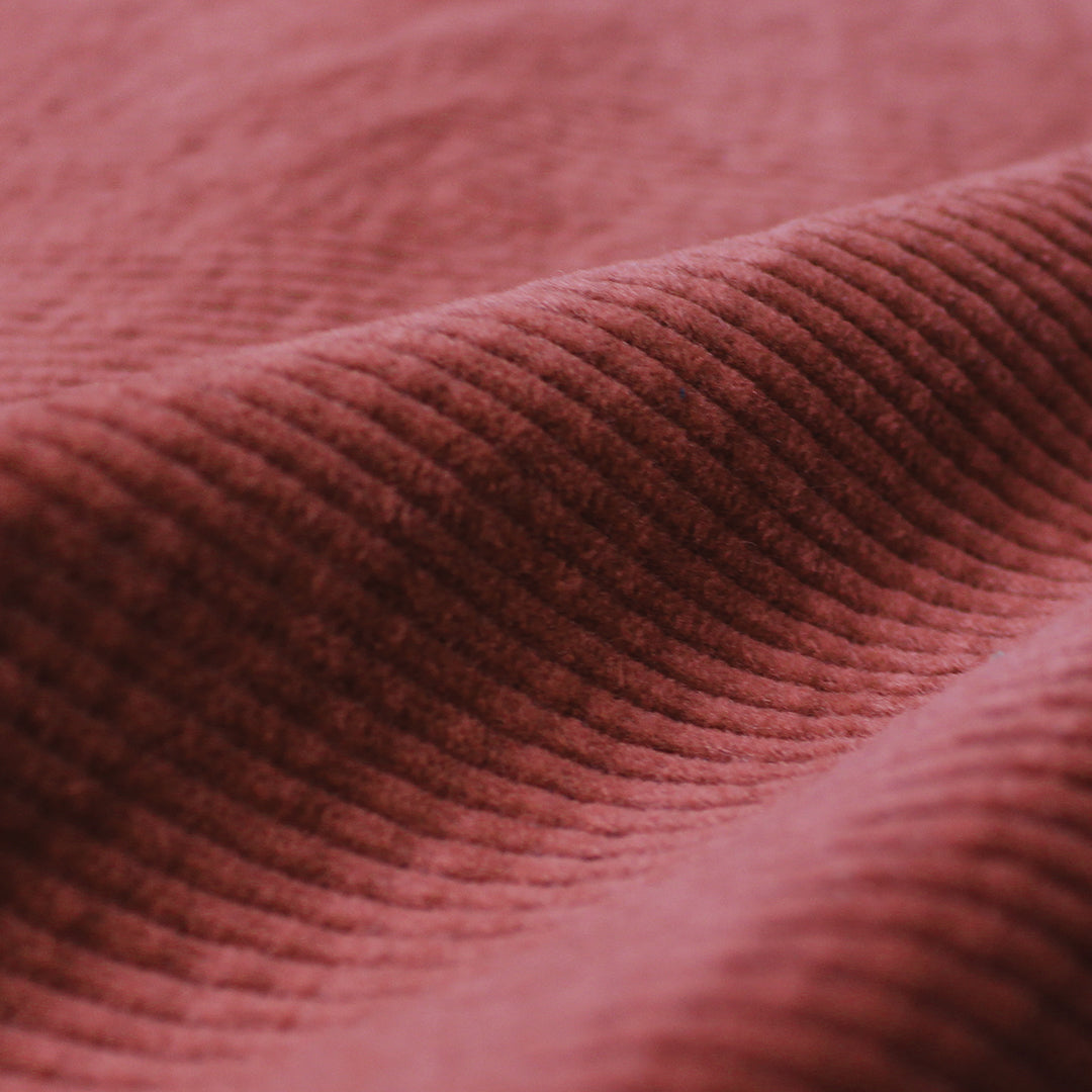 7-wale cotton stretch corduroy, Oeko-Tex cert. - spiced apple 1.25 yds