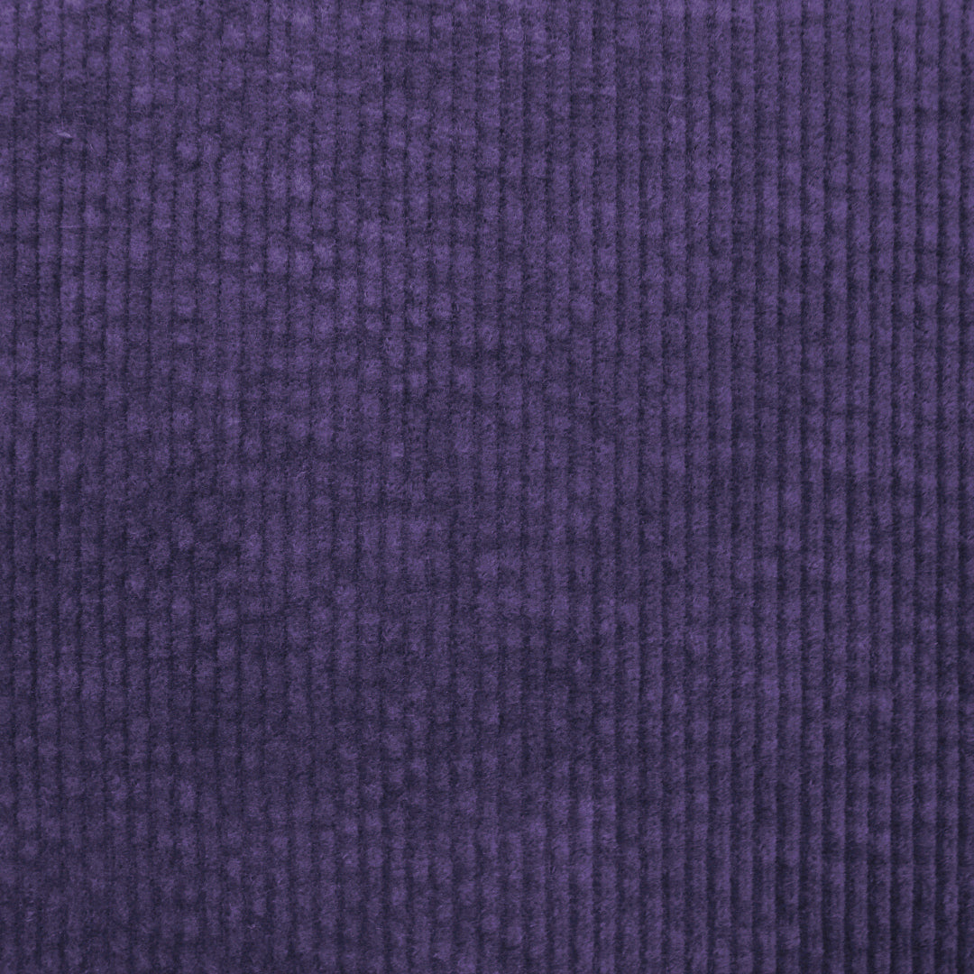 7-wale cotton stretch corduroy, Oeko-Tex cert. - grape 2 yds