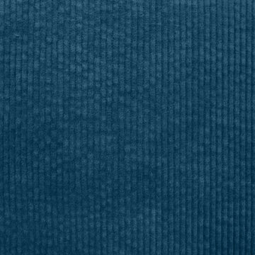 7-wale cotton stretch corduroy, Oeko-Tex cert. - indigo 2.25 yds