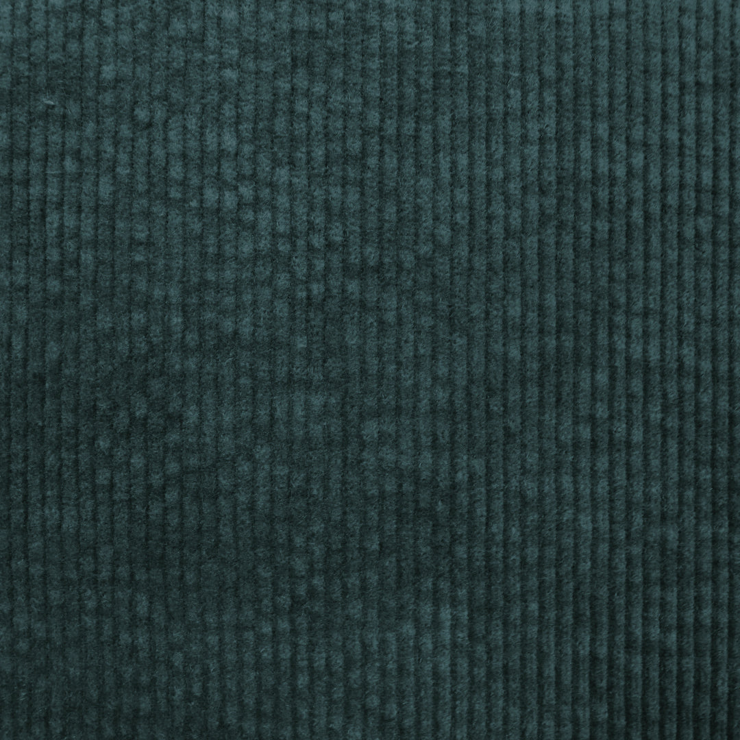 7-wale cotton stretch corduroy, Oeko-Tex cert. - blue spruce .75 yds