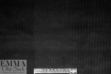 Italian wide wale corduroy - black