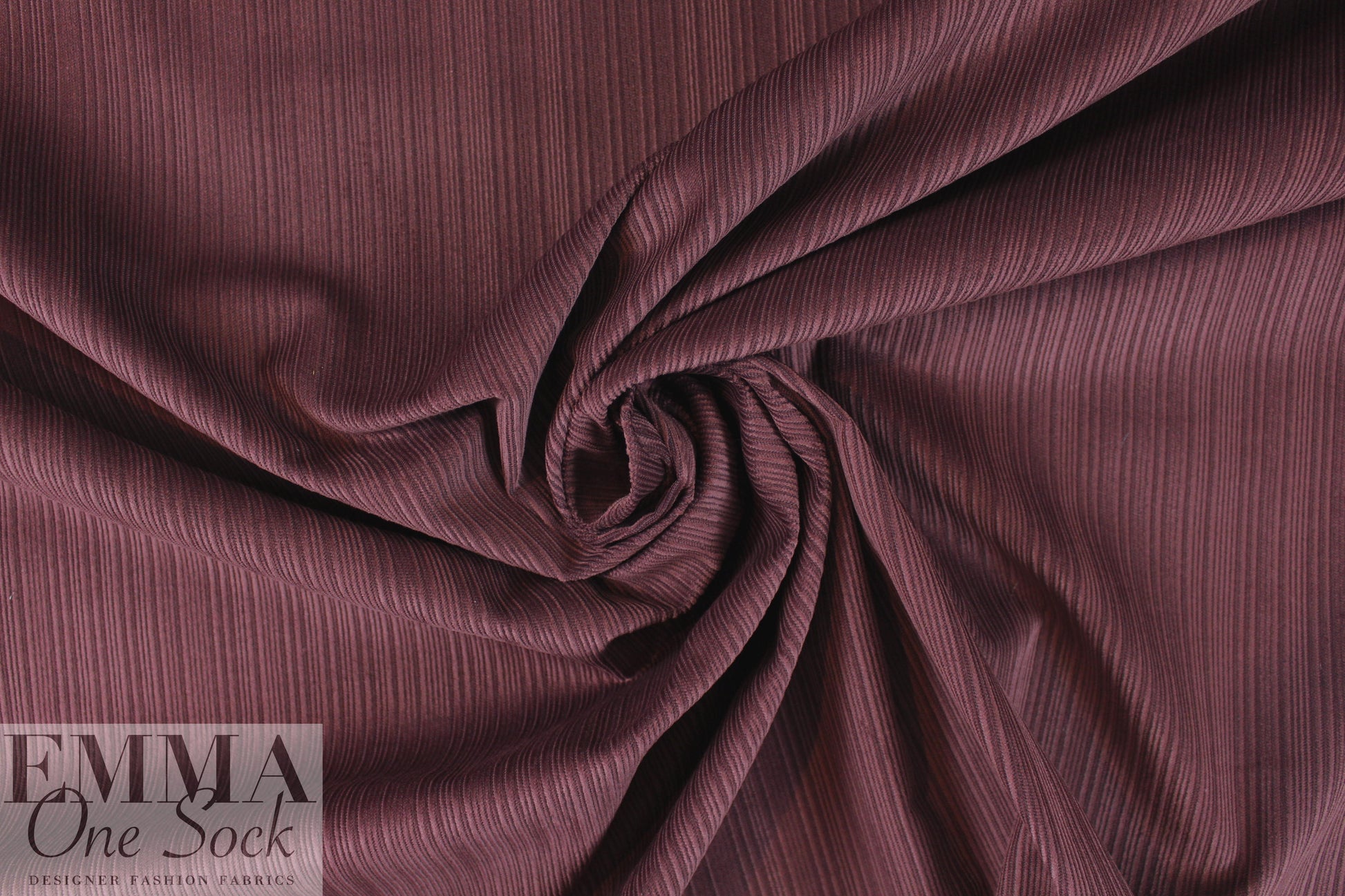 Rag & B0ne 'mixed wale' corduroy - raisin 1.125 yds