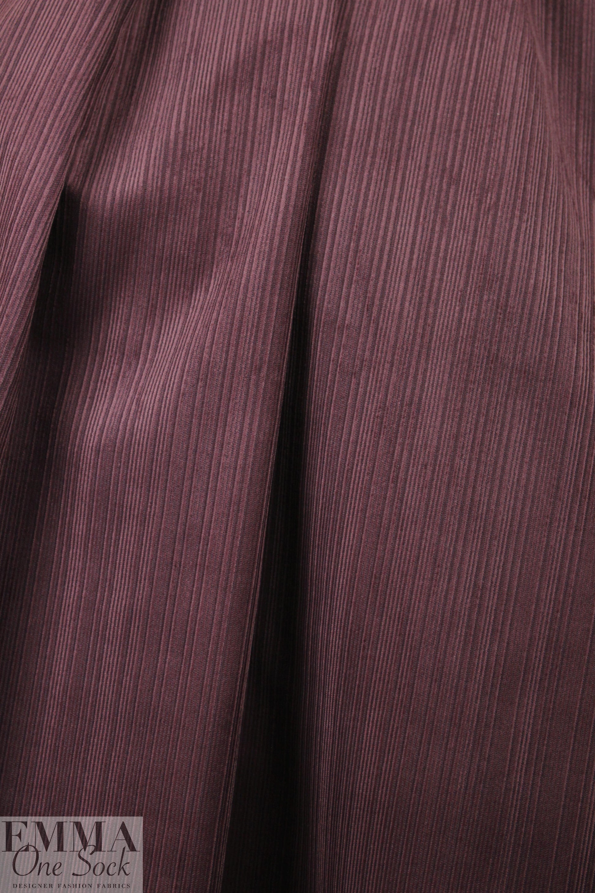 Rag & B0ne 'mixed wale' corduroy - raisin 1.125 yds