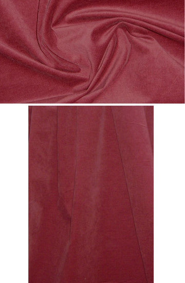 Japanese thin wale corduroy - red burgundy