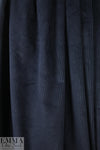 Italian wide wale corduroy - dark navy