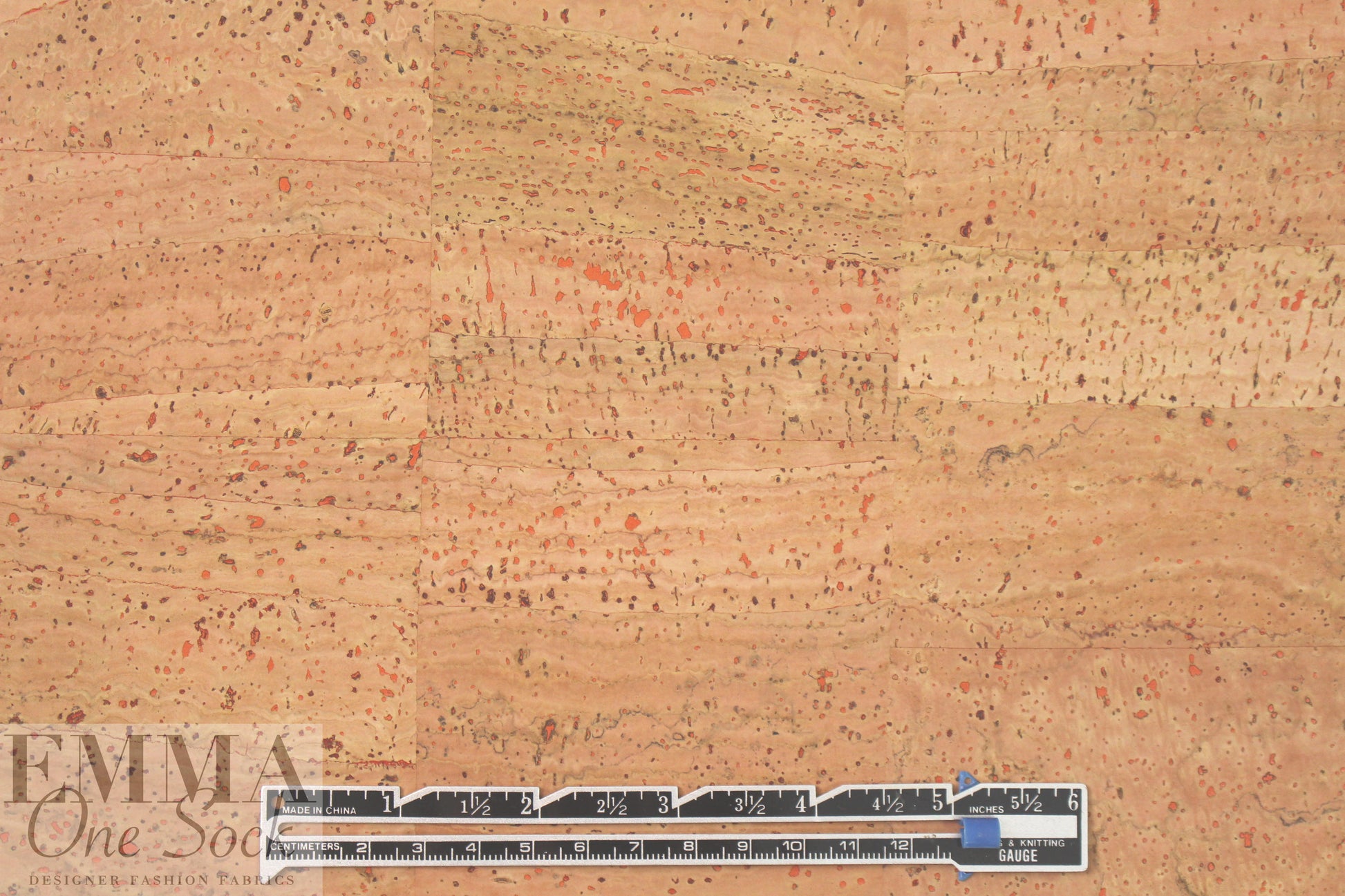 NY designer vegan, eco-friendly cork fabric - desert gems