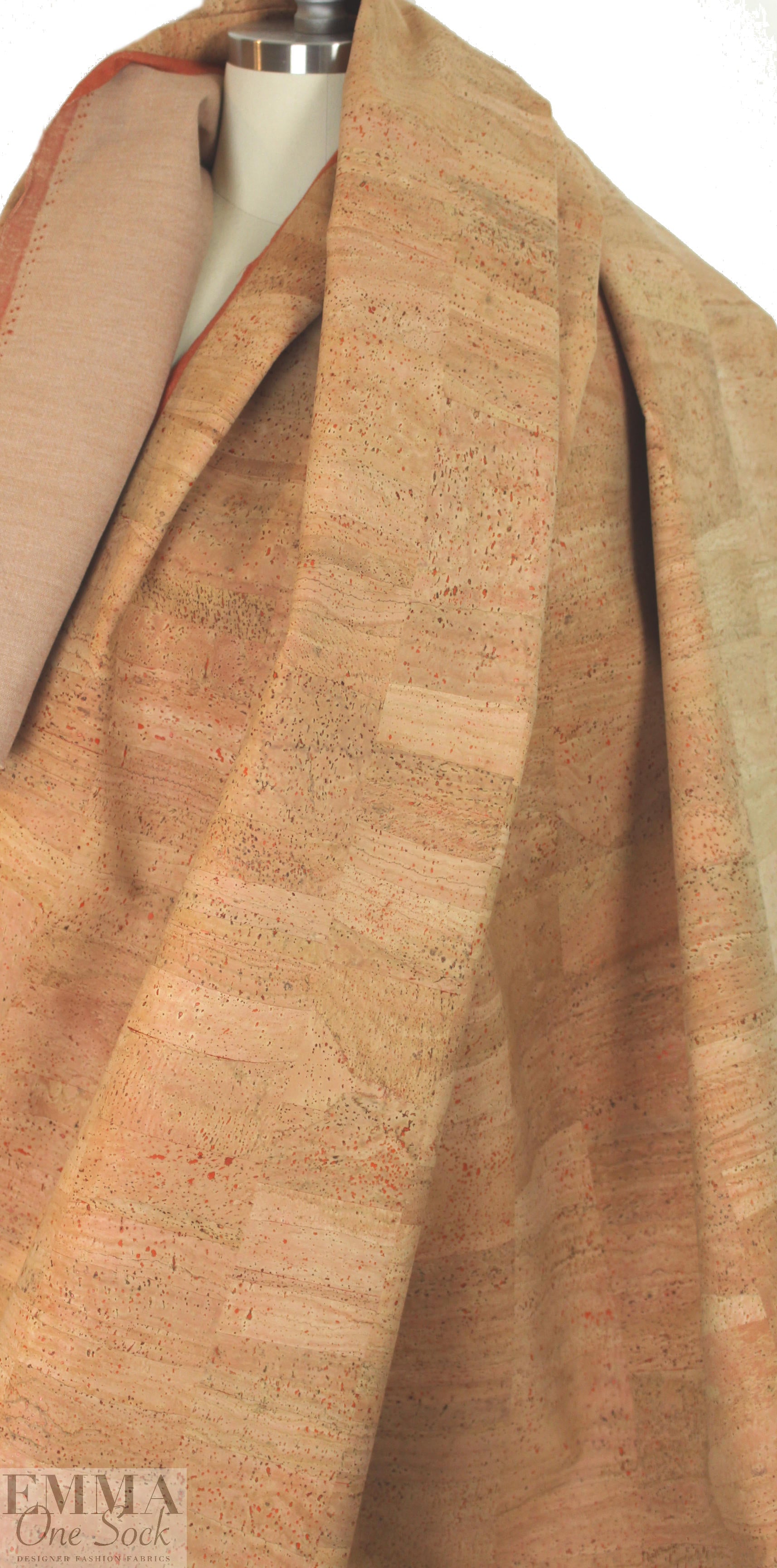 NY designer vegan, eco-friendly cork fabric - desert gems