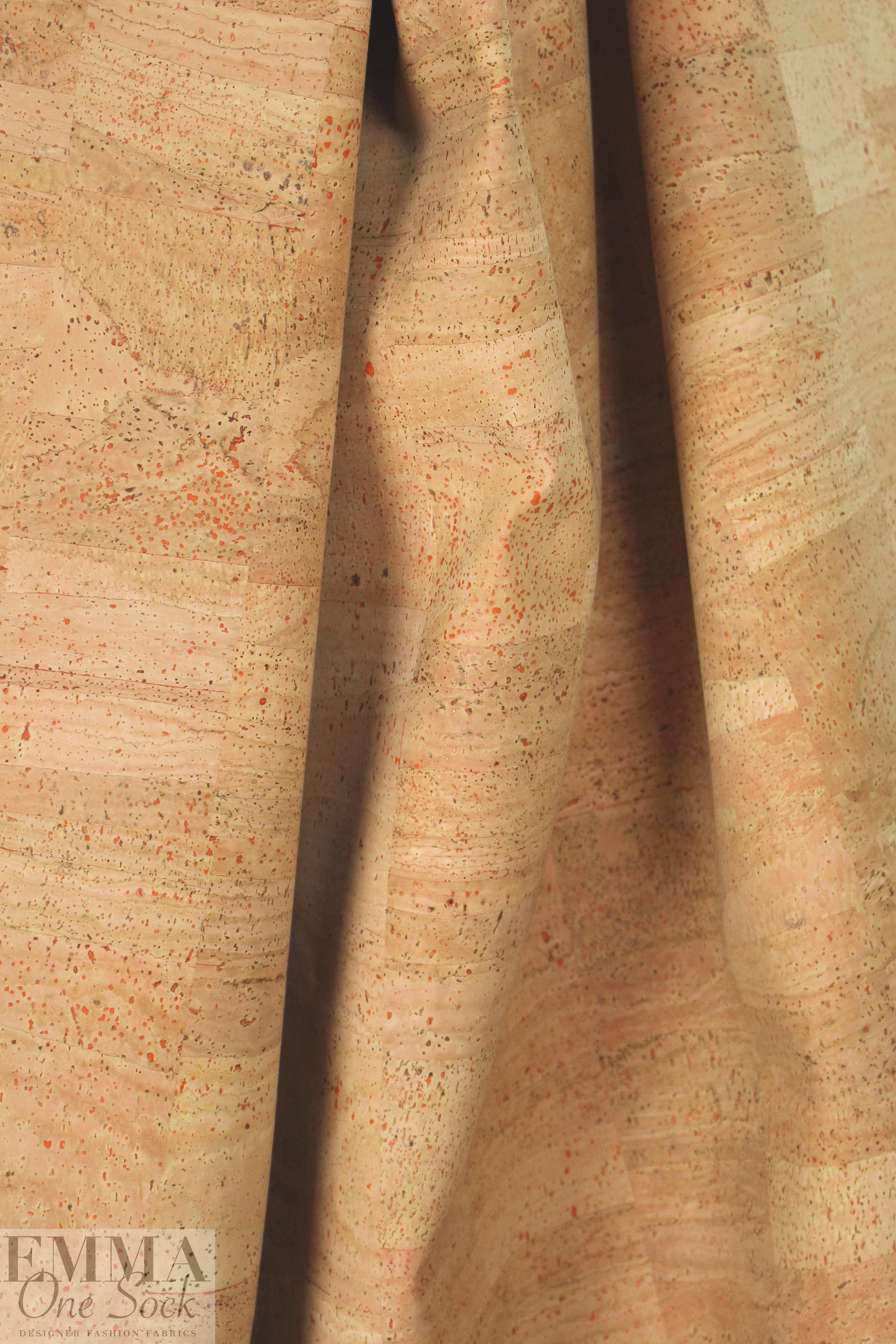 NY designer vegan, eco-friendly cork fabric - desert gems