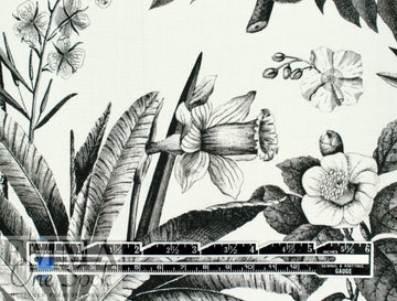 Italian 'Eden etching' cotton stretch shirting .75 yds