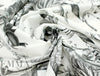 Italian 'Eden etching' cotton stretch shirting .75 yds