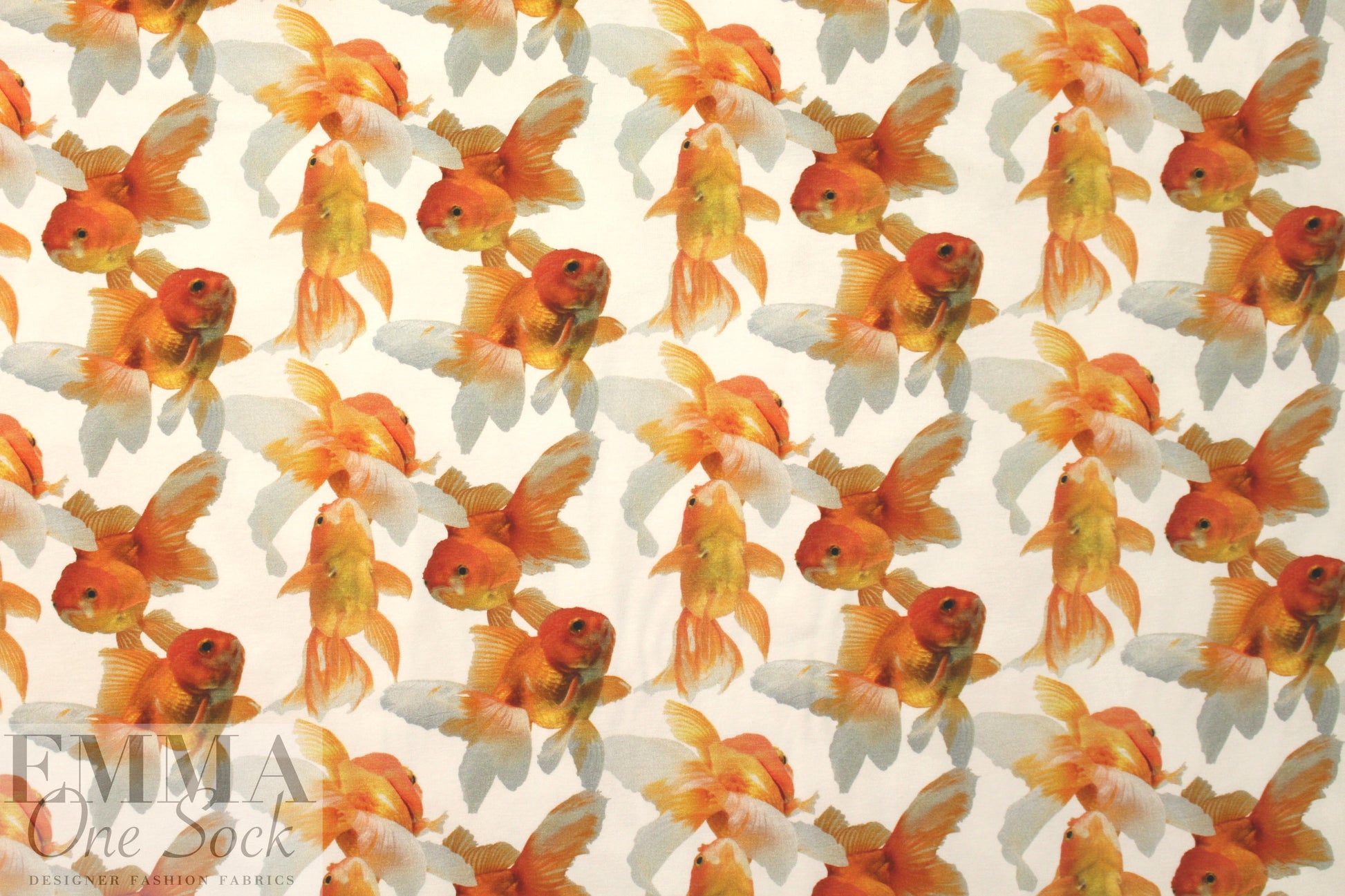 Dutch digital 'fish tank' II cotton/lycra knit  1 yard