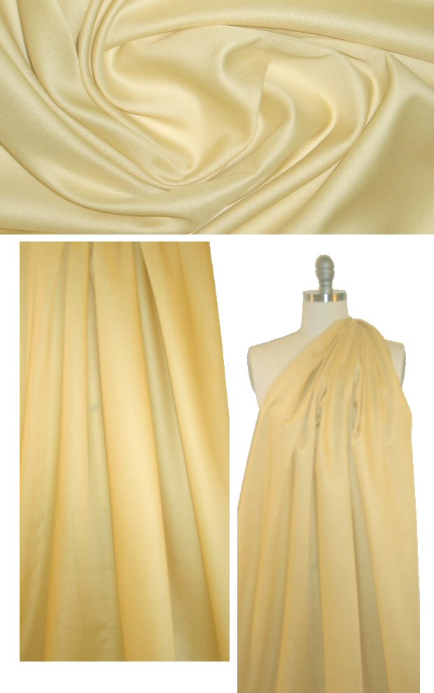 Swiss all cotton textured voile - cornsilk