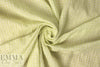 French cotton yarn-dye voile - lemon chiffon