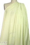 French cotton yarn-dye voile - lemon chiffon