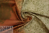 Italian rustic ombre floral cotton basketweave