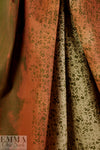 Italian rustic ombre floral cotton basketweave