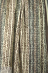 Italian earthy woodcut graphic cotton voile