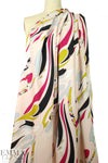 Emi1io P. pink/chartreuse/rose cotton shirting